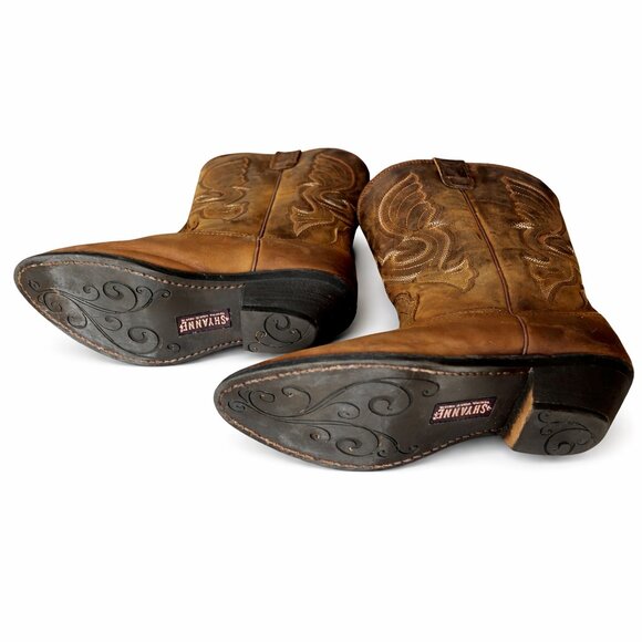 Shyanne Embroidered Western Boots | Distressed Brown | Women's Size 9 - Picture 7 of 7
